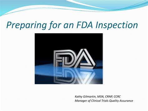 michigan fda inspections preparation